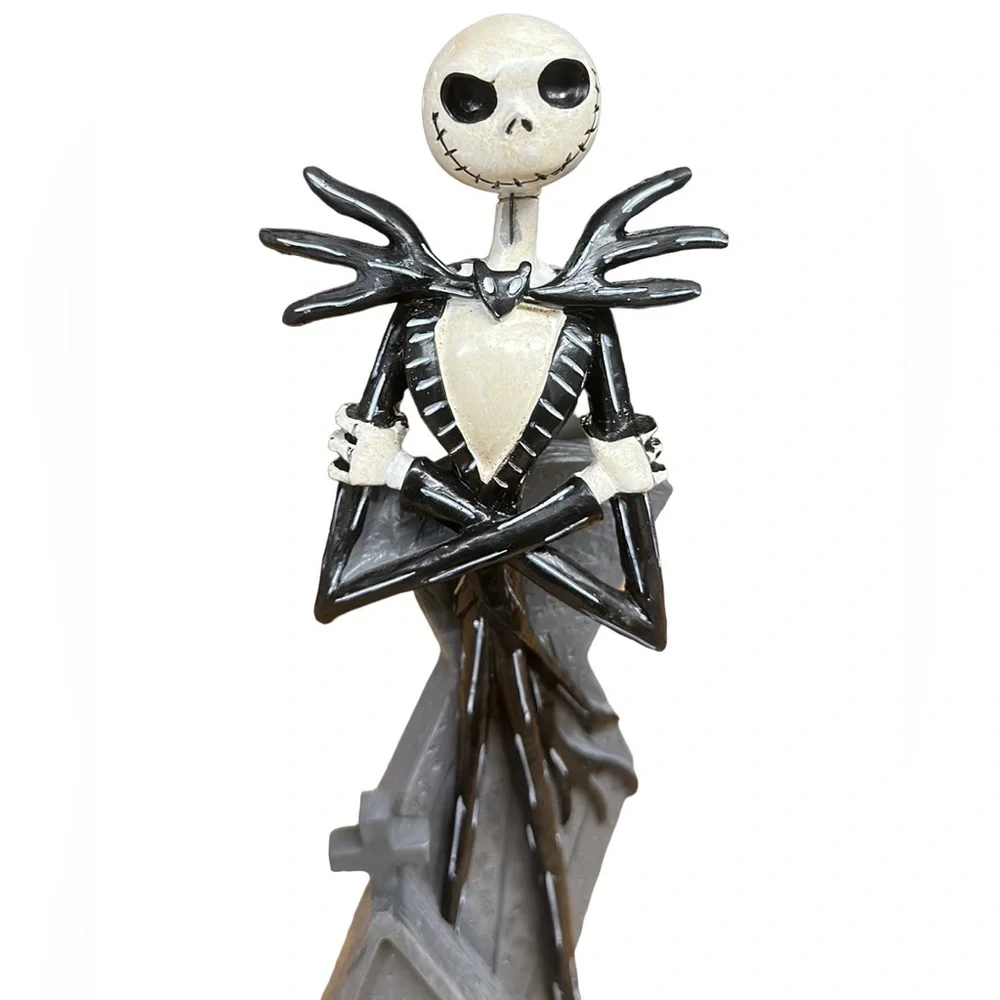 Disney Nightmare Before Christmas Jack Skellington w/Zero Resin Statue Figure